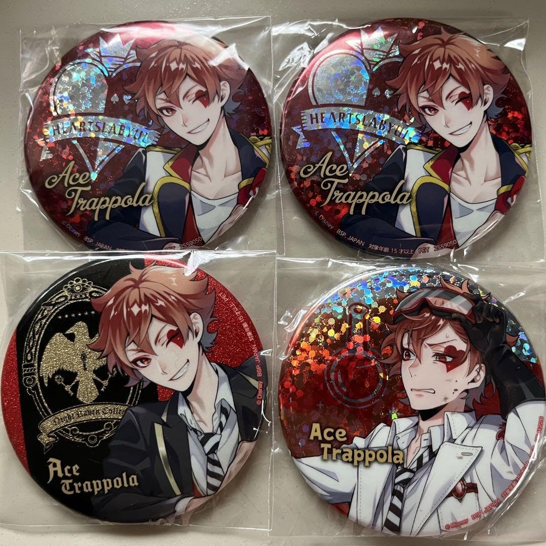 ツイステ エース スケアリー 缶バッジ 33点 Disney TWISTED-WONDERLAND