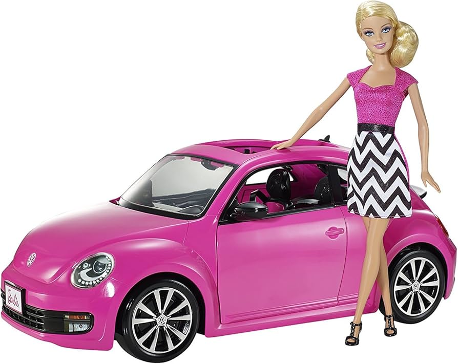 Barbie Volkswagen Beetle and Doll Playset : Amazon.sg: Toys