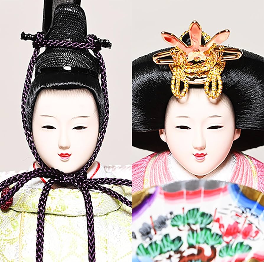 Amazon | 【雛人形 五人飾】【雛人形】京十番親王：詩乃雛：平安優香作