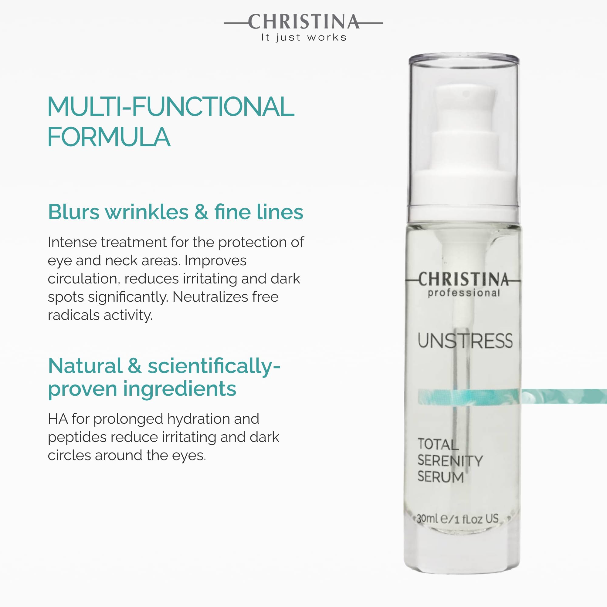 Amazon.com: Christina Unstress Total Serenity Calming Serum for
