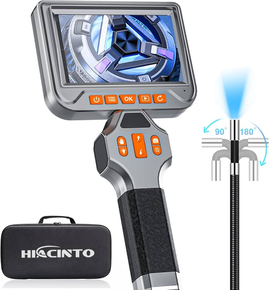 Amazon.co.jp: Hiacinto 電動回転 ファイバースコープ 先端可動式
