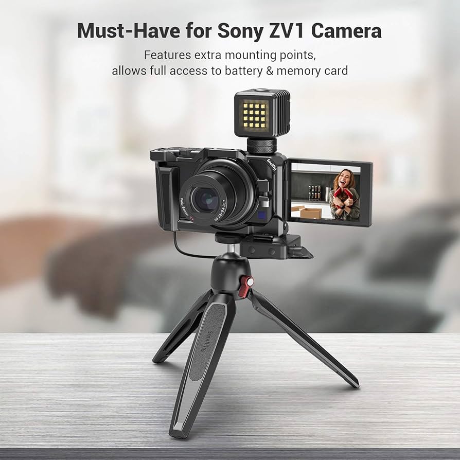 Amazon.com : SMALLRIG Camera Cage for Sony ZV-1 II/ZV-1F / ZV-1