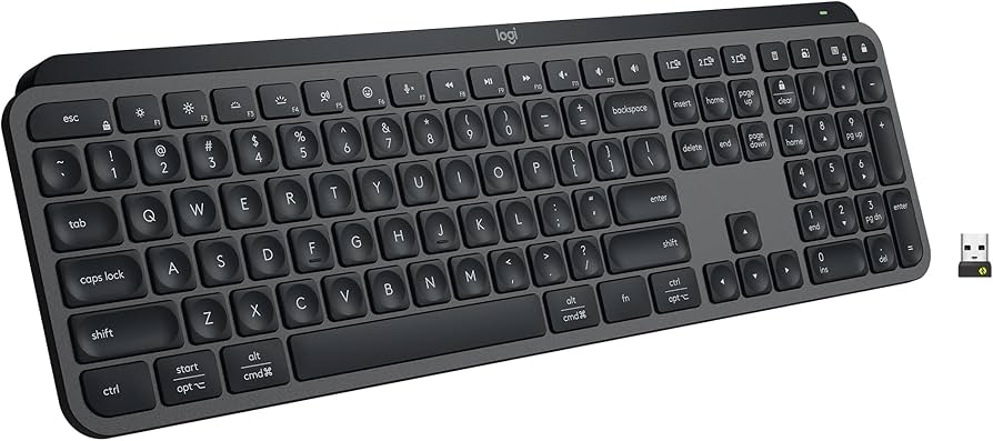 Amazon.com: Logitech MX Keys S Wireless Keyboard, Low Profile
