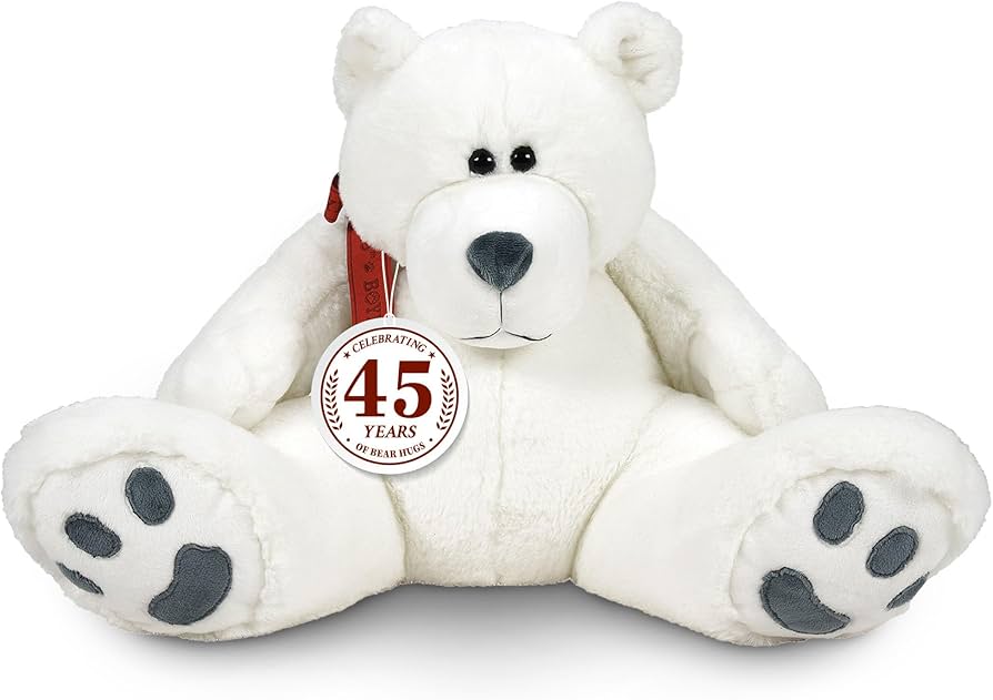 Amazon.com: Enesco Boyds Bears 45th Anniversary Bubba Pearl Plush