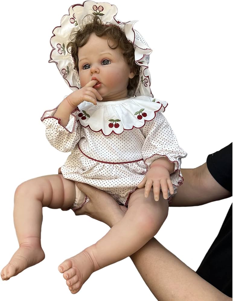 Amazon.co.jp: 60CM リボーンドール女の子やわらかいかわいい体 3D