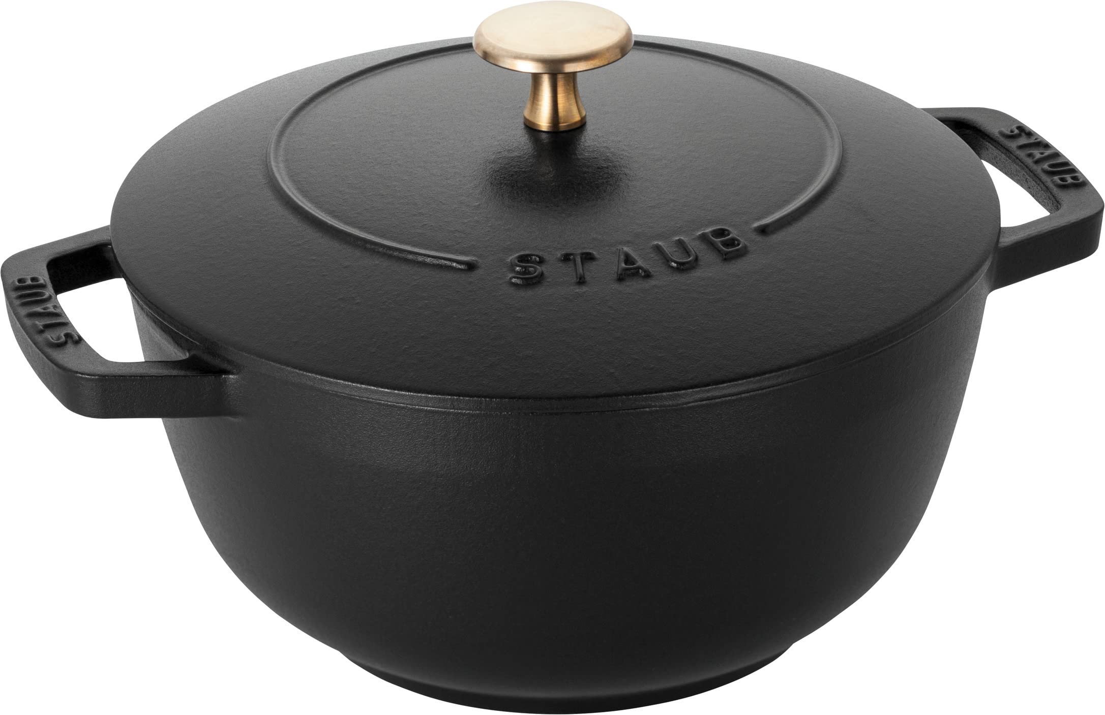 Amazon.com: staub Wa-NABE 40501-009 Wanabe Black L 20cm Two-Handed