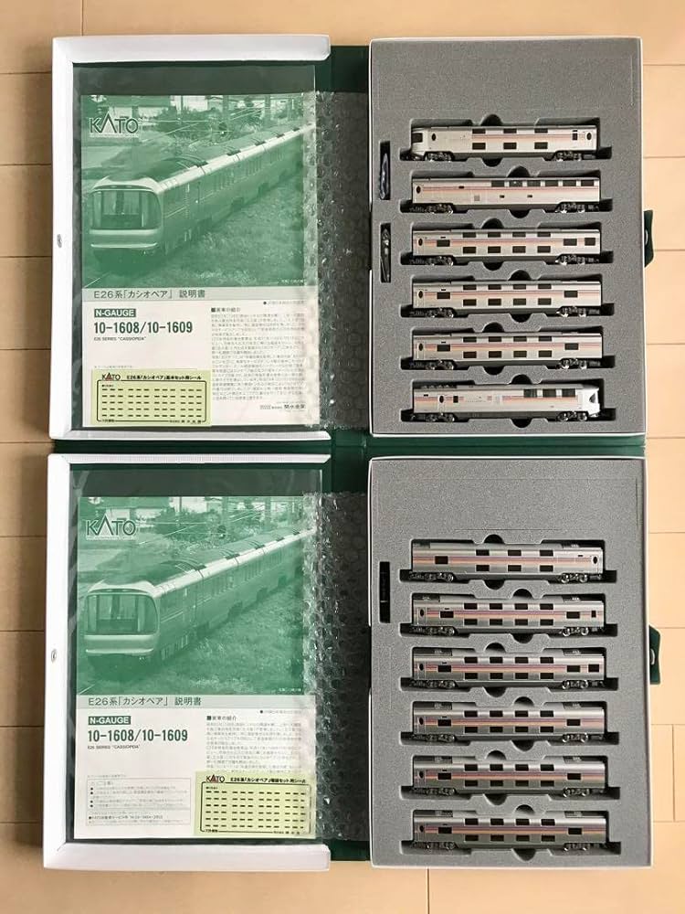 Amazon | KATO 10-1608 1609 E26系 カシオペア 12両 基本+増結 | 鉄道