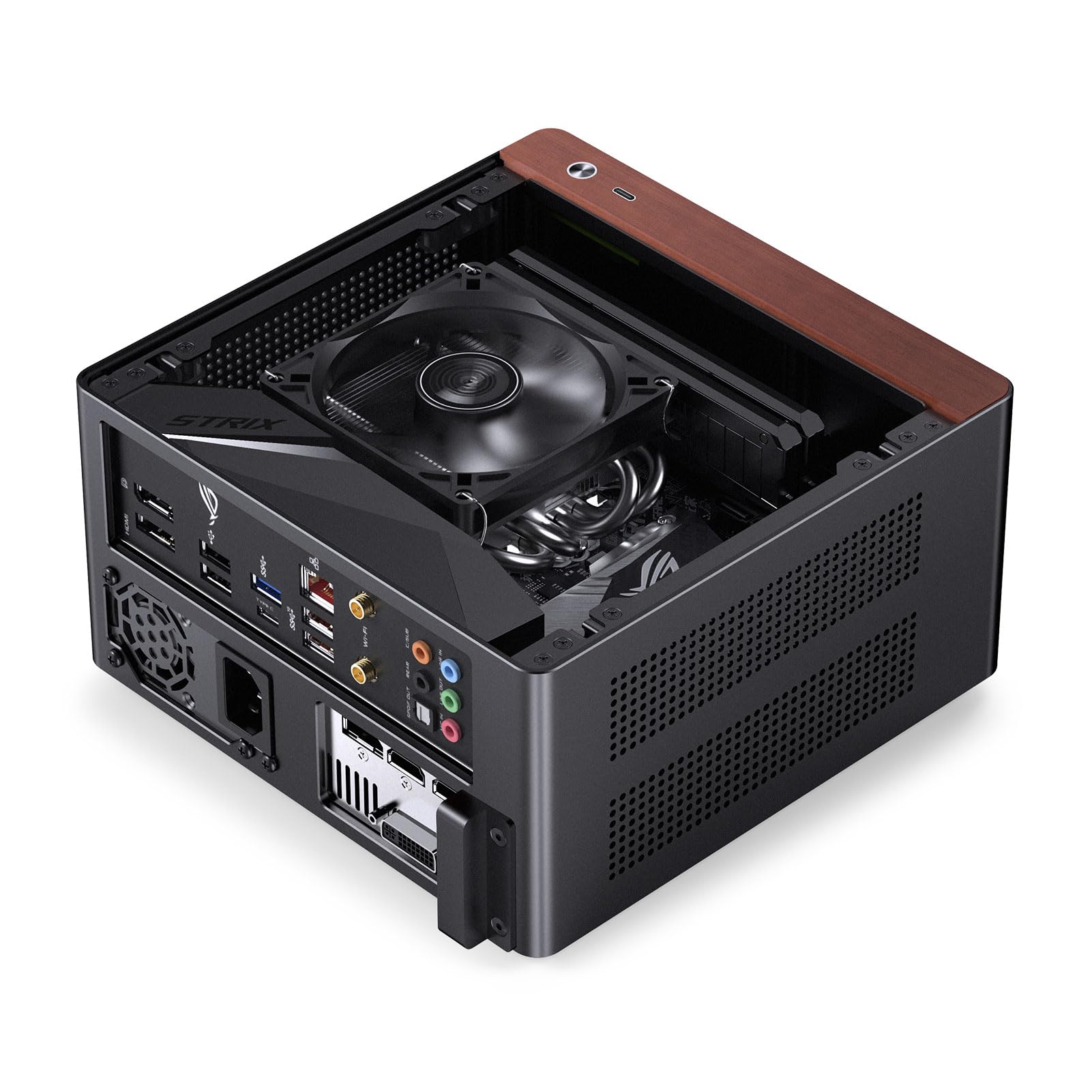 Amazon.com: JONSBO NV10 Black MINI ITX PC Case, Aluminum Alloy