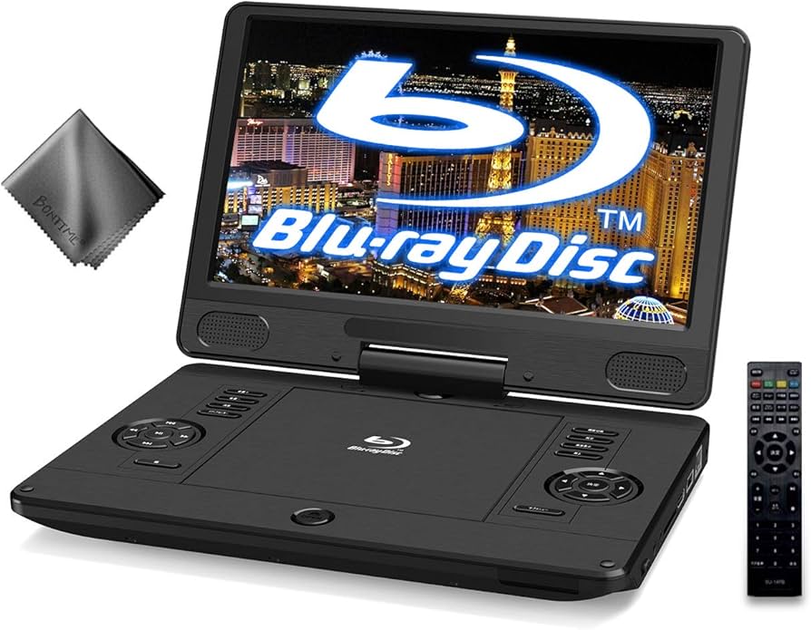 Amazon | 11.6インチ ポータブルブルーレイプレーヤー BD DVD