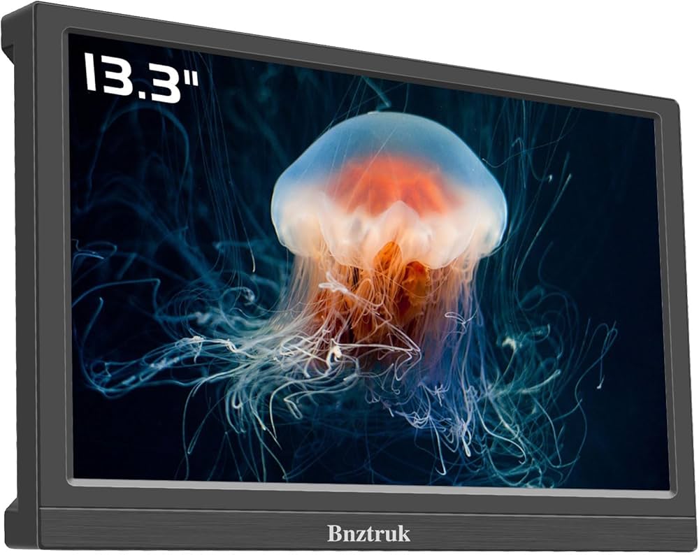 Amazon.co.jp: モバイルモニター 13.3インチBnztruk モバイル