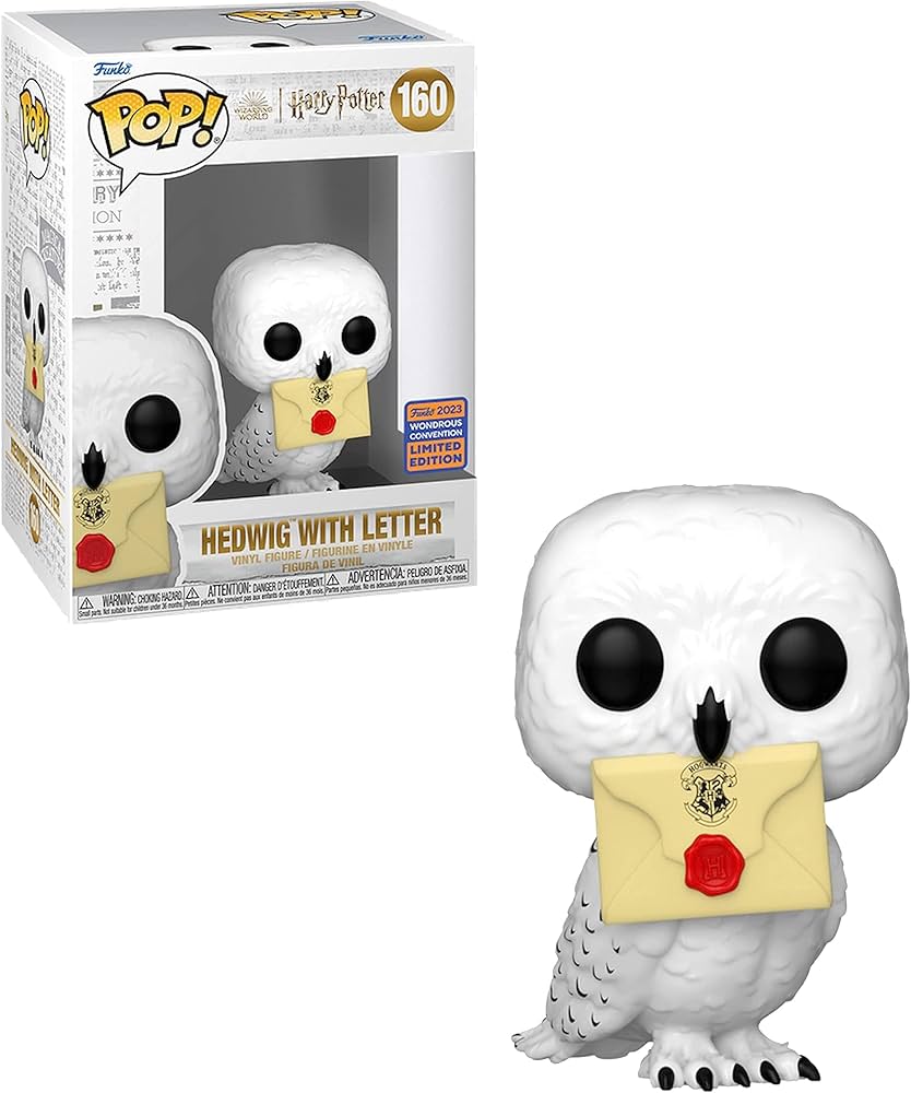Amazon.com: Funko Harry Potter Pop! Hedwig with Letter WonderCon