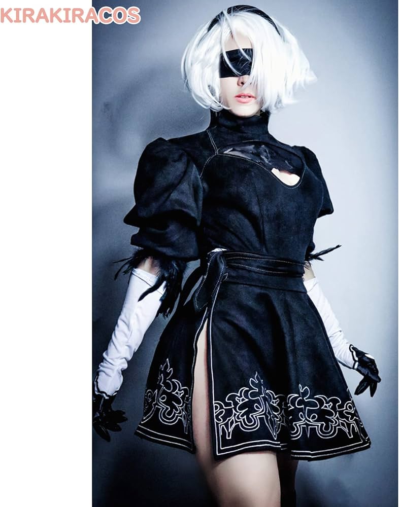 Amazon | Plazhen ニーアオートマタ コスプレ 2B ヨルハ二号B型