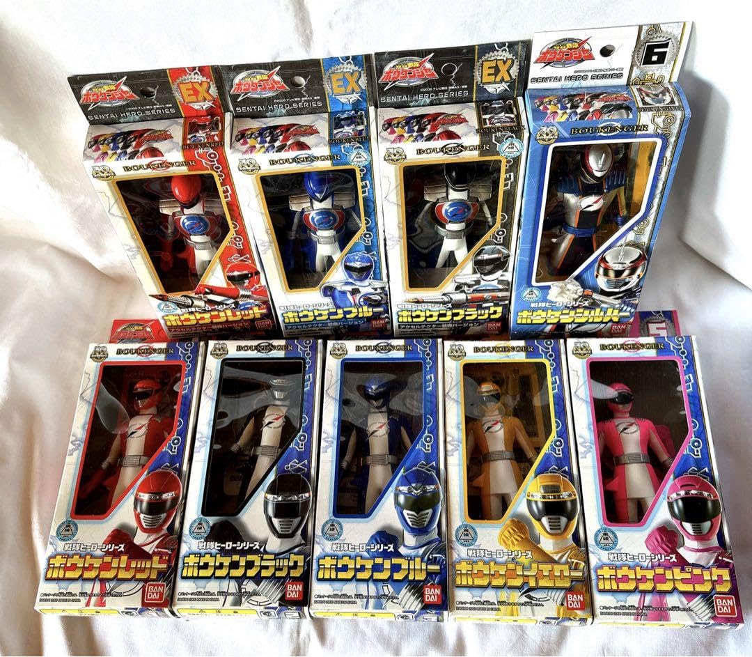 Amazon.co.jp: 轟轟戦隊ボウケンジャー ソフビ9体 : おもちゃ