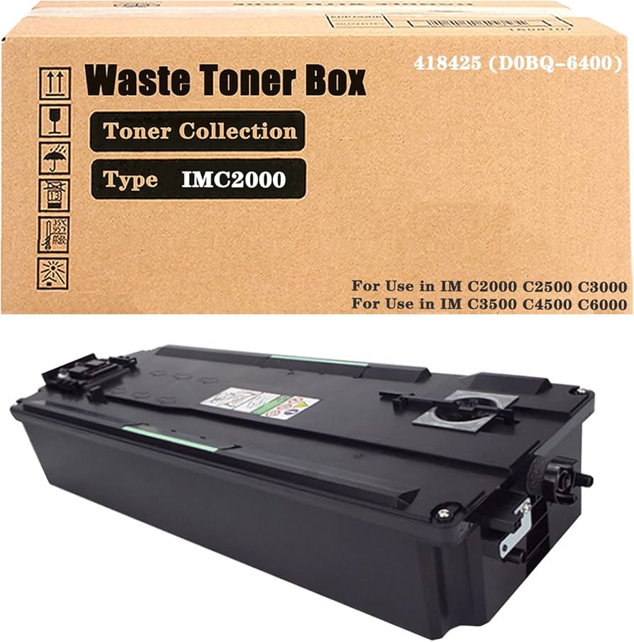 Amazon.co.jp: 418425 D0BQ6400 廃トナーボトル Ricoh IM C2000 C2500