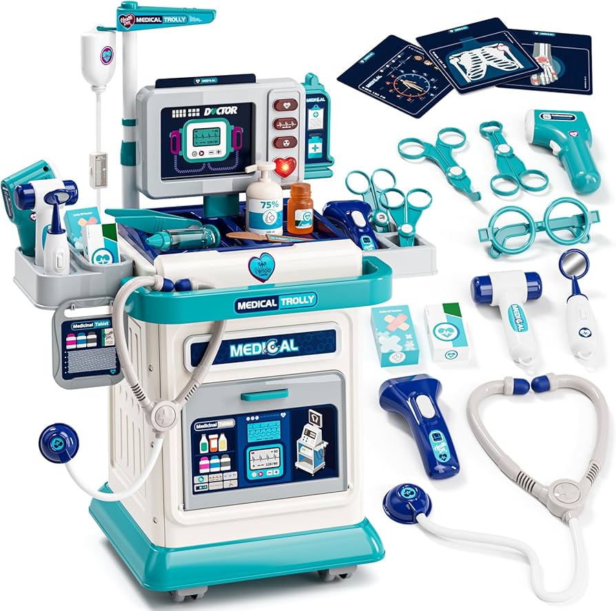 Lehoo Castle Doctor Kit for Toddlers 3-5, Kids Doctors Play Set