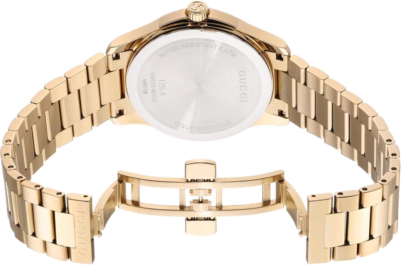 Gucci G-Timeless Men's Gold Watch YA126461 : Amazon.co.uk: Fashion