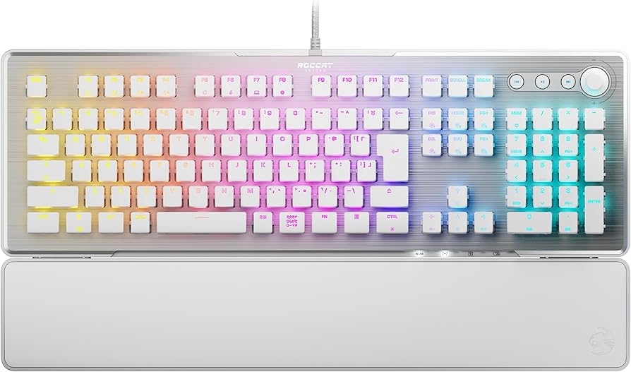 Amazon.co.jp: ROCCAT ゲーミングキーボード Vulcan II ホワイト/白 JP