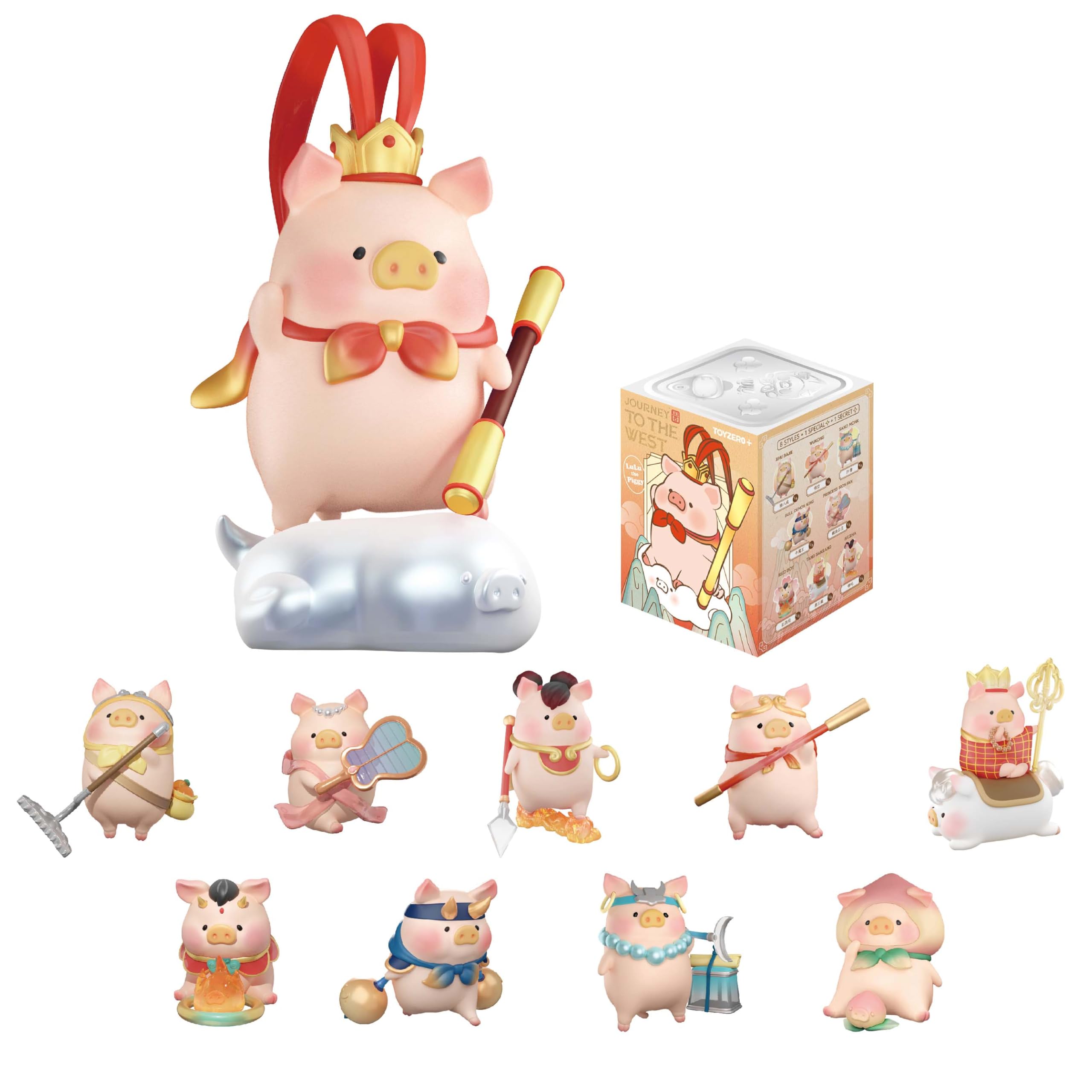 Amazon.co.jp: TOYZERO + Lulu ピギーブラインドボックスフィギュア