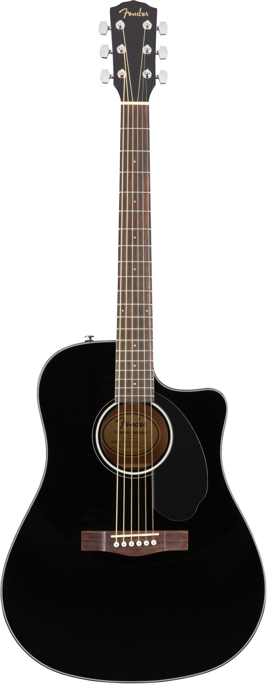 Amazon.com: Fender CD-60SCE Acoustic-Electric Guitar - Dreadnaught