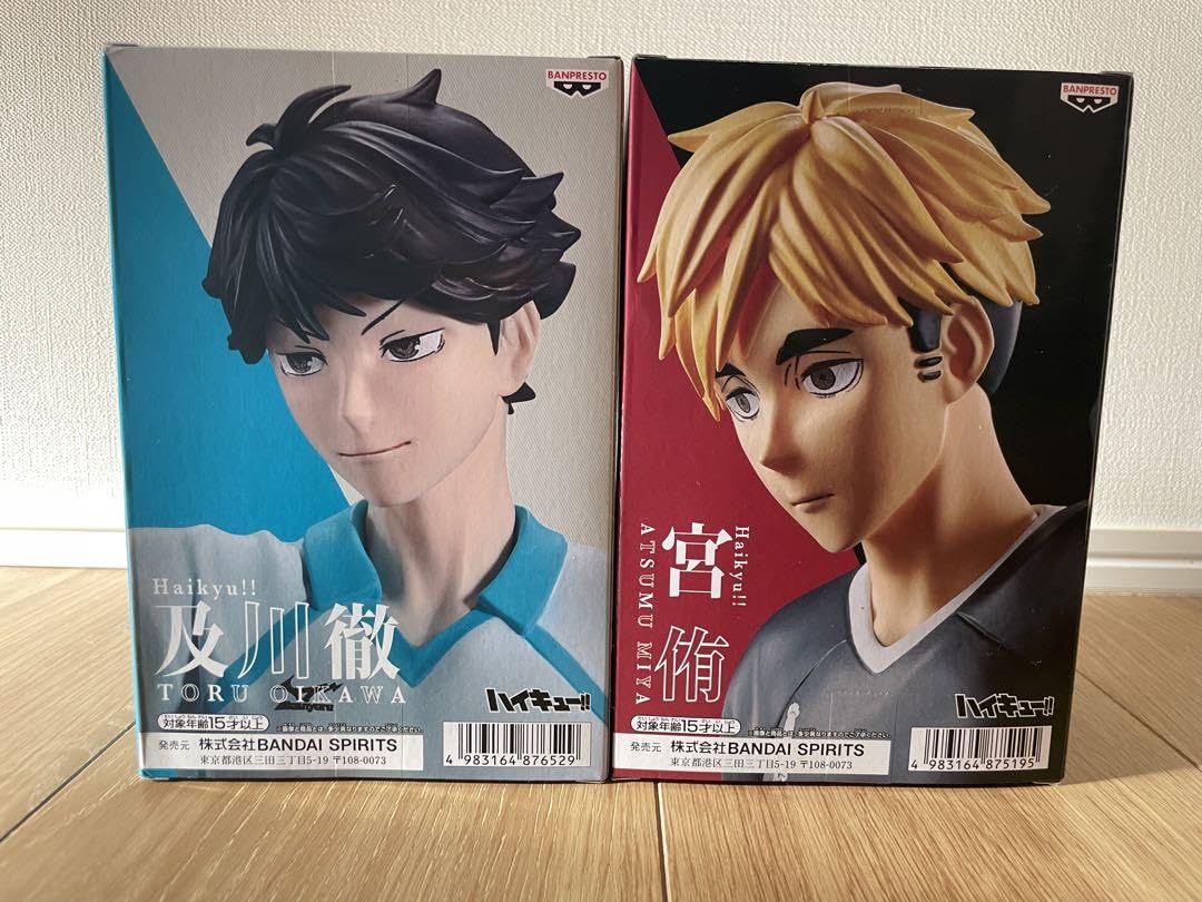 Amazon.co.jp: ハイキュー 宮侑 及川徹 フィギュア 2体セット : おもちゃ