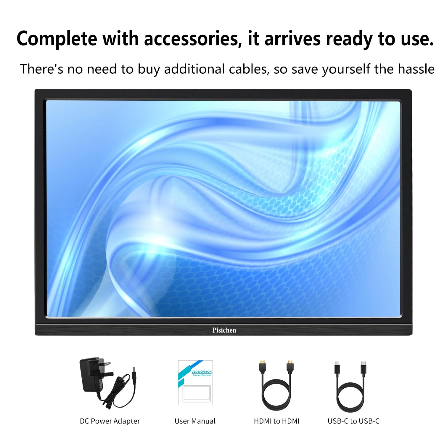 Amazon.com: Pisichen Portable Monitor 17.3 Full HD 1920x1080P