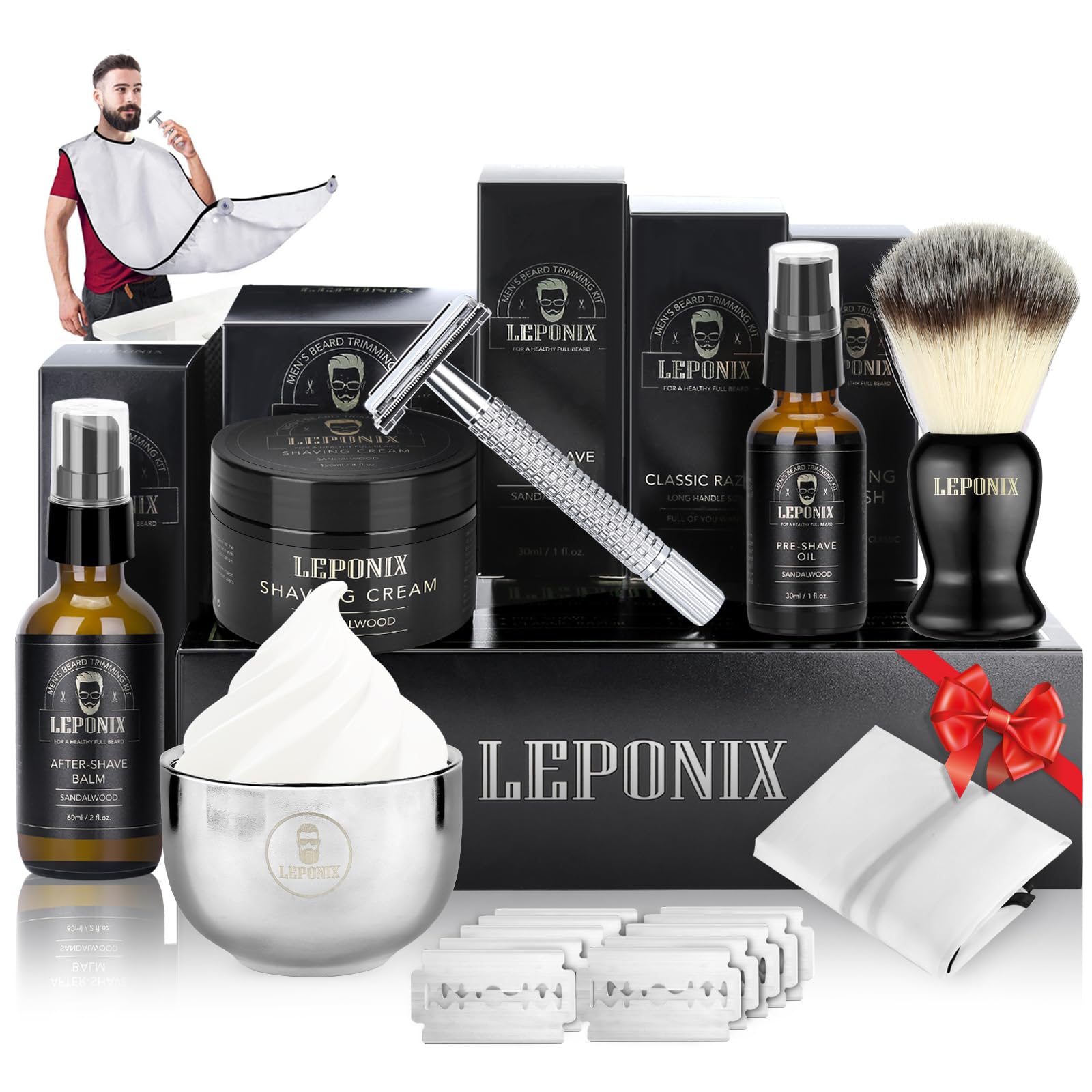 Amazon.com: Shaving Kit for Men - Secret Santa Gift Set, Includes