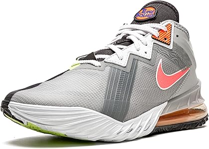 Amazon.com | Nike Lebron XVIII Low Light Smoke Grey/Sunset Pulse