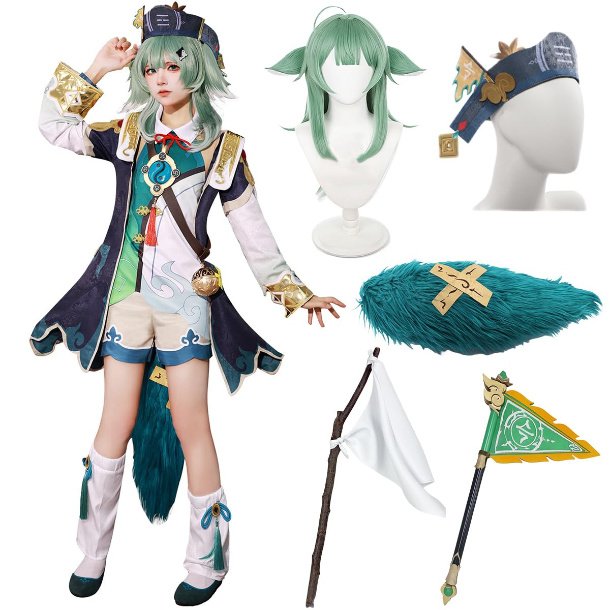 Amazon.co.jp: [YAYANA]スターレイルフォフォコスプレ 藿藿衣装