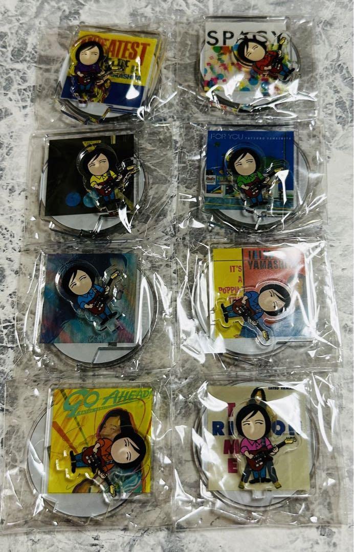 山下達郎 ミニ アクリル スタンド 【コンプリート】全8種 ガチャガチャ