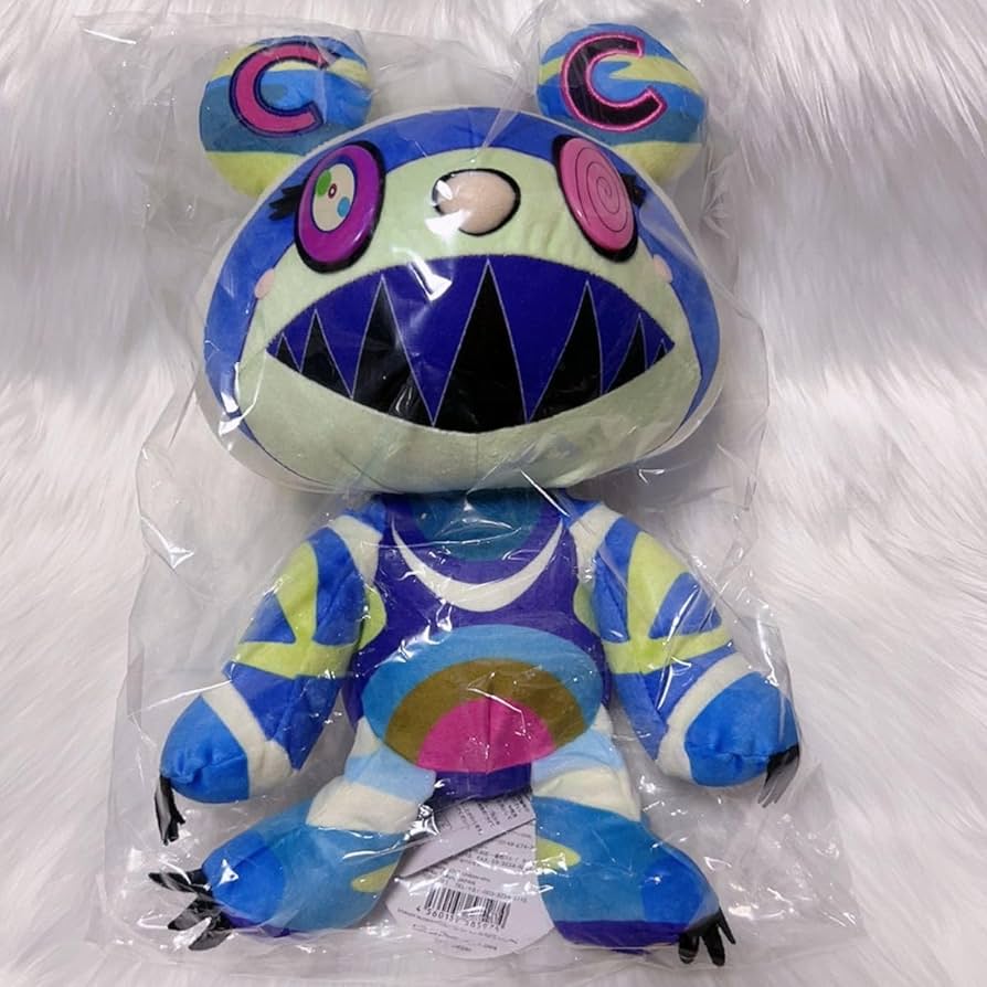 Amazon.co.jp: 村上隆 ウルサ ベア ぬいぐるみ 青 Ursa Bear-Blue