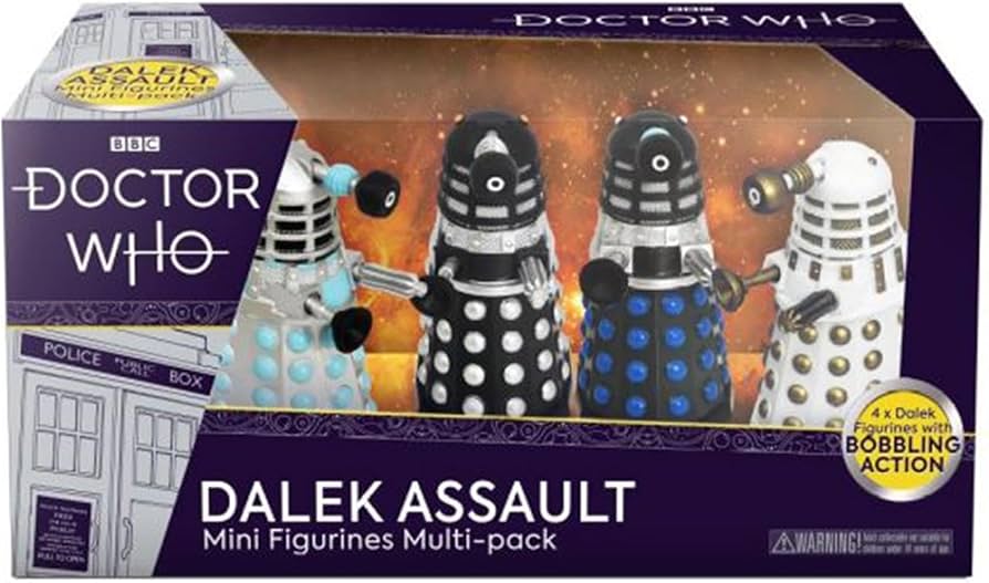 Amazon.com: Doctor Who Dalek 3 Inch Figure Assault Set of 4 : Toys