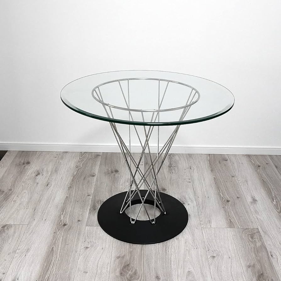 Amazon｜サイクロンテーブル 80Φ ガラス天板 イサムノグチによる