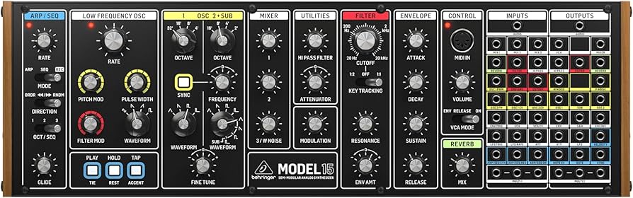 Amazon.com: Behringer Model 15 Semi-modular Analog Synthesizer