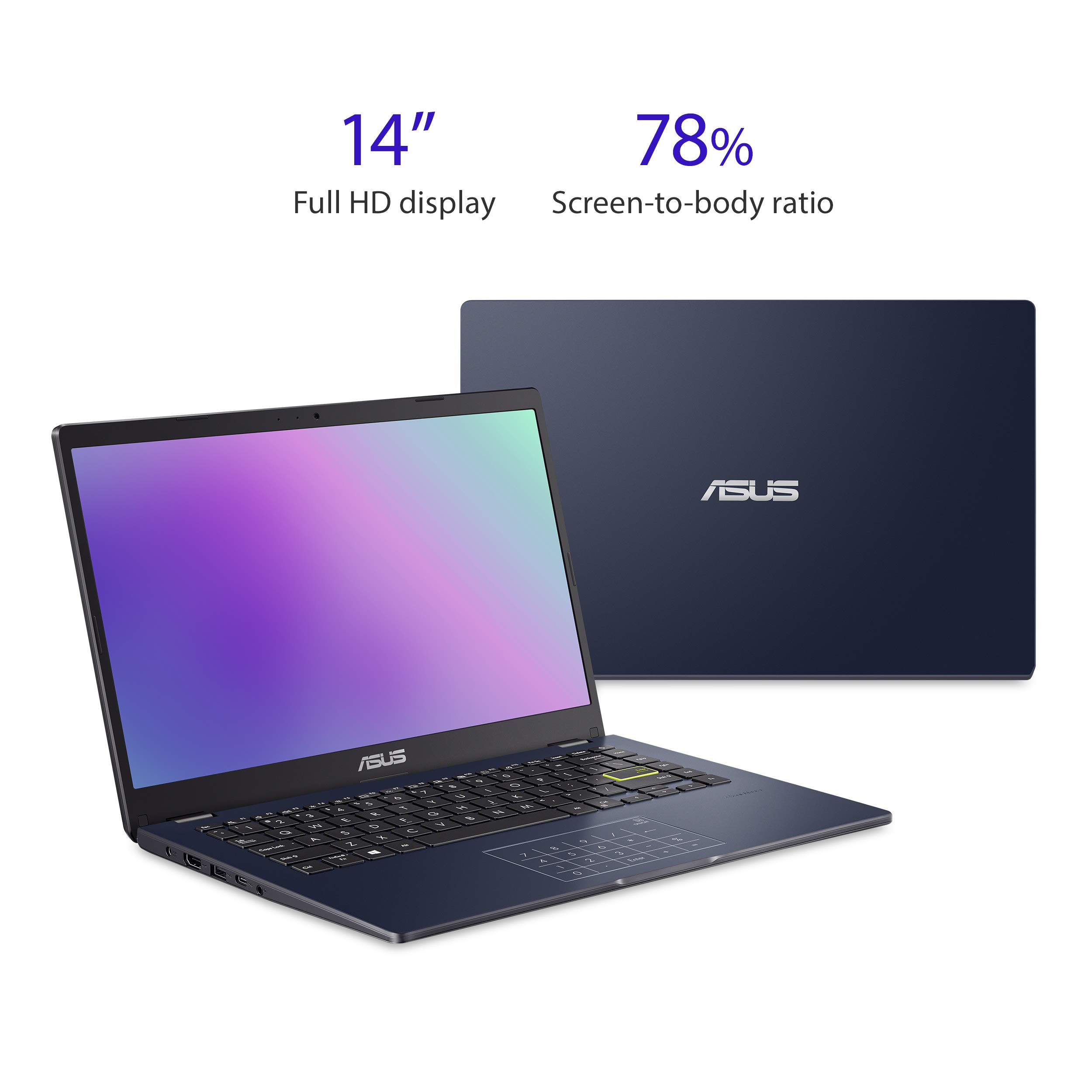 Amazon.com: ASUS L410 MA-DB04 Ultra Thin Laptop, 14” FHD Display