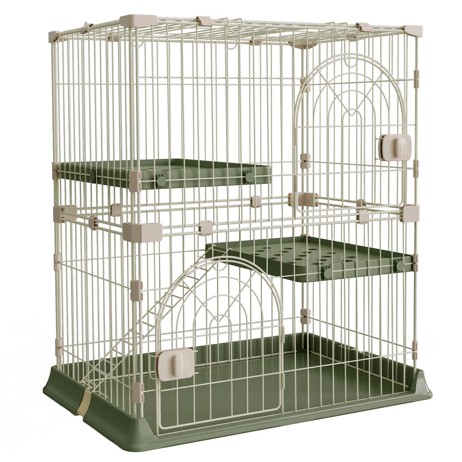 Amazon.co.jp: Alebert 猫ケージ キャットケージ 幅70*奥行43*高さ89cm