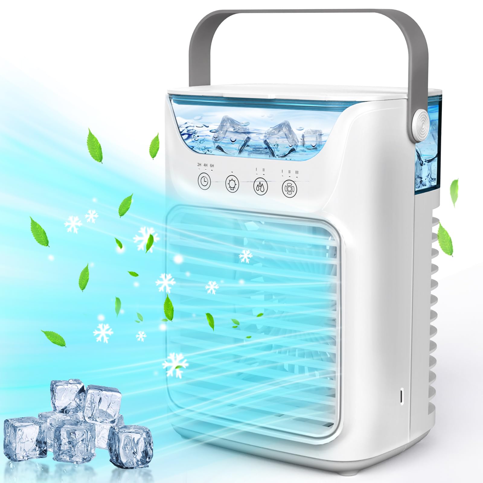 Amazon.co.jp: 冷風機 冷風扇 強力 人気【2025新型・噴霧加湿・USB-C