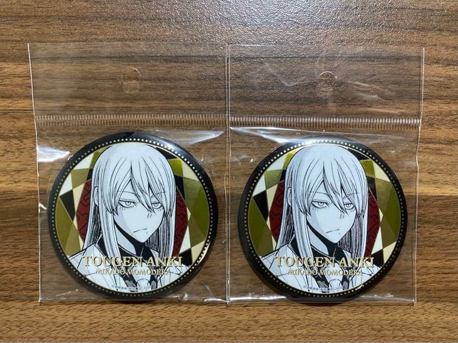 M*I様 28個 桃源暗鬼 桃寺神門 缶バッジ TVアニメ「桃源暗鬼」第3弾