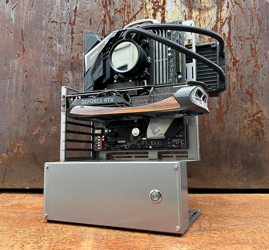 Amazon.co.jp: オープンフレーム ver.ATX 侘び錆び PCケース N-FRAME