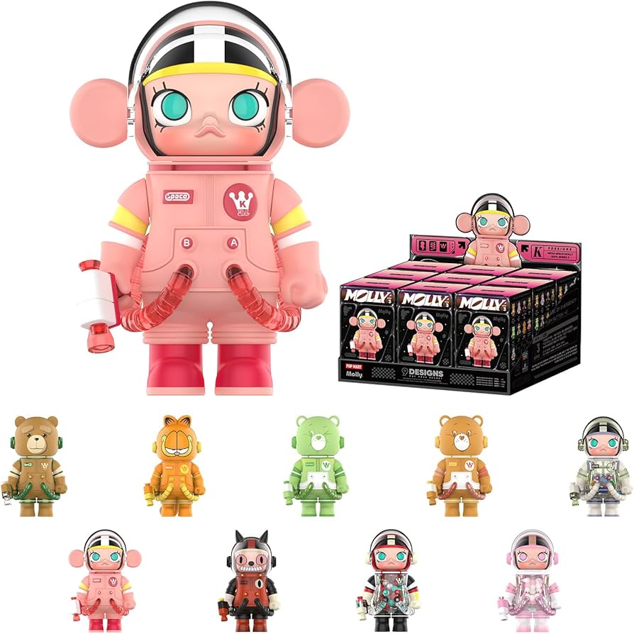 Amazon.com: POP MART MEGA Space Molly 100% Series 3, Molly Blind
