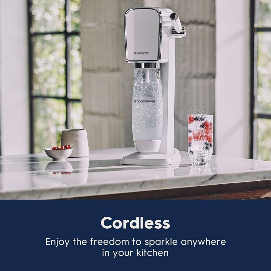 Amazon.com: SodaStream Art Sparkling Water Maker (White) with CO2