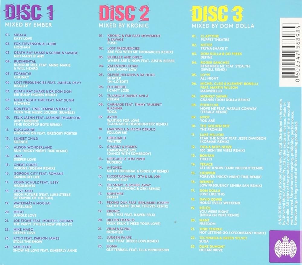 Various Artists - Ministry Of Sound: Annual 2016 / Various