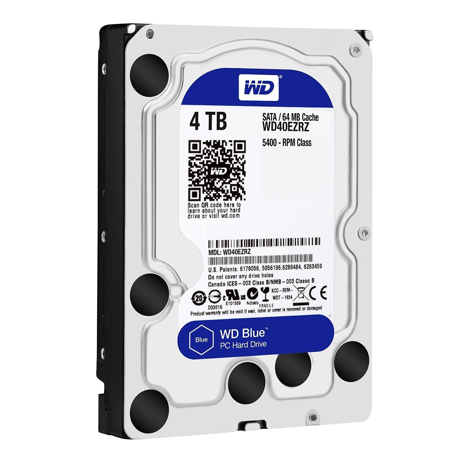 Amazon | WD Blue 4TB Desktop Hard Disk Drive - 5400 RPM SATA 6 Gb