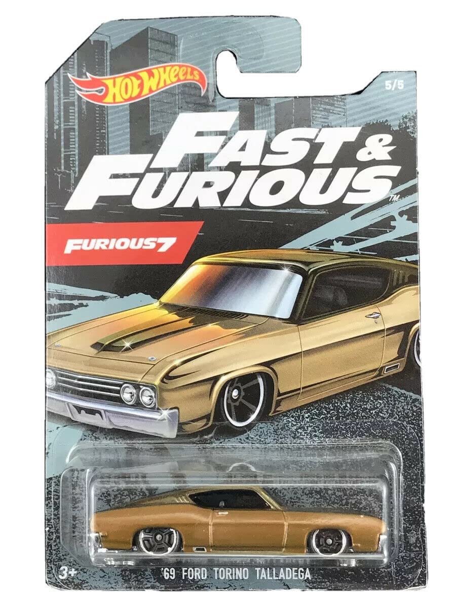 Amazon.com: DieCast Hot Wheels '69 Ford Torino Talladega 5/5, Fast