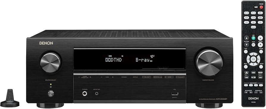 Amazon.co.jp: Denon AVR-X550BT AV Receiver 5.2ch Dolby TrueHD/DTS