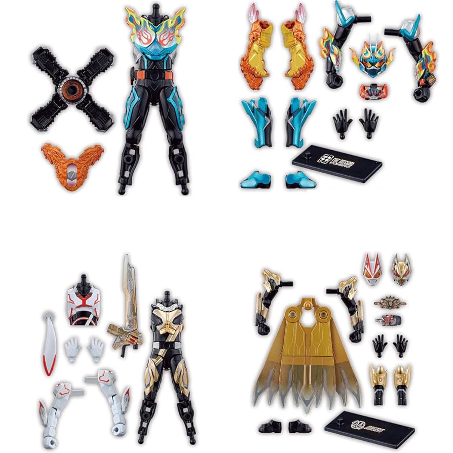 装動ギーツ、ガッチャード まとめセット(未開封＋作成済おまけ付き