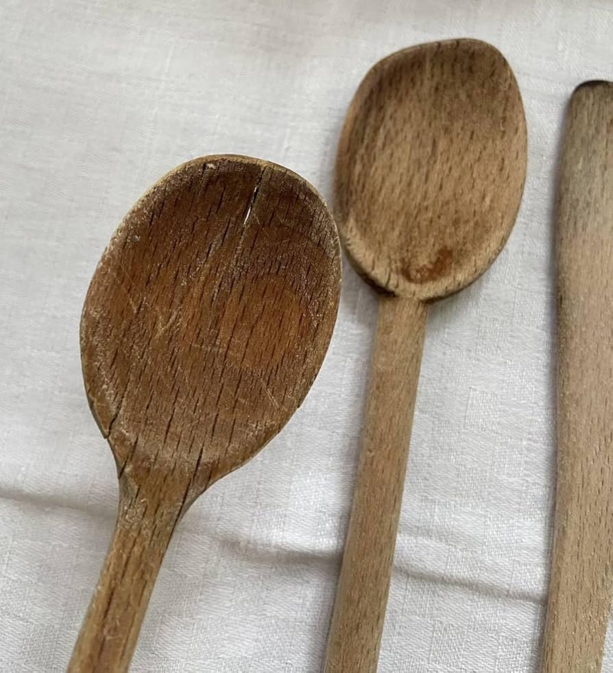 Amazon | フランスブロカント キッチンツール5点セット 木製スプーン