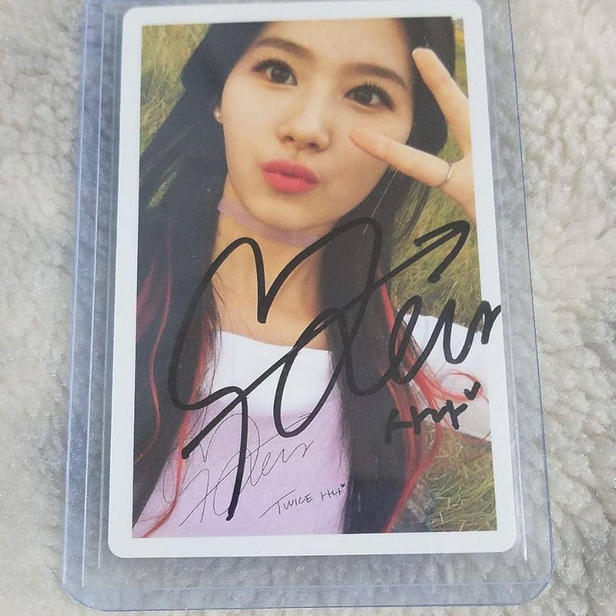 Amazon.co.jp: 超韓国サイン会限定 TWICE トレカ直筆サイン : おもちゃ