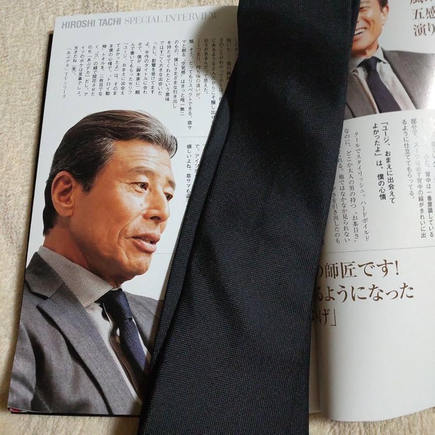 舘ひろし帰ってきたあぶない刑事ネクタイ 舘ひろし帰ってきたあぶない