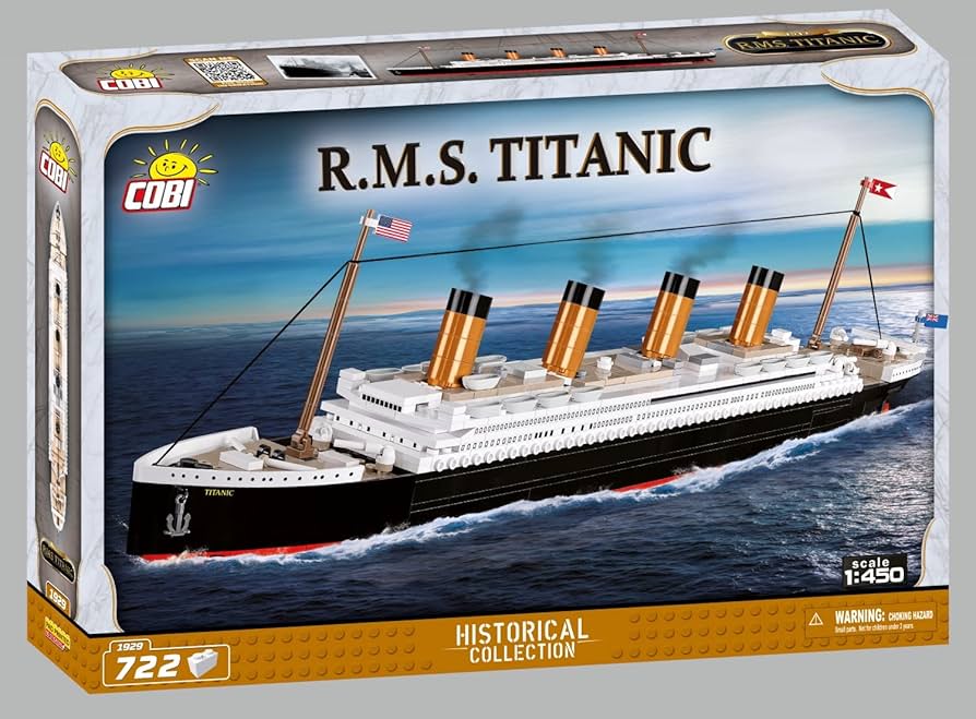 Amazon.co.jp: COBI ブロック タイタニック号 TITANIC 1/450