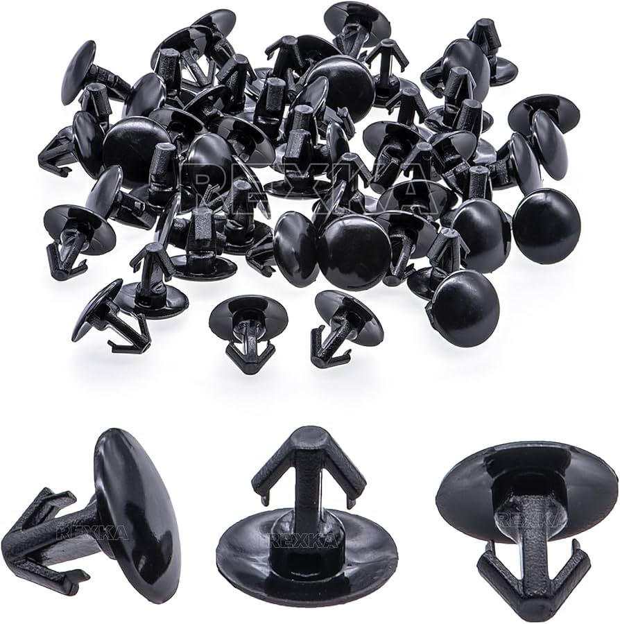 Amazon.com: Rexka 40pcs Door Weatherstrip Retaining Clips for